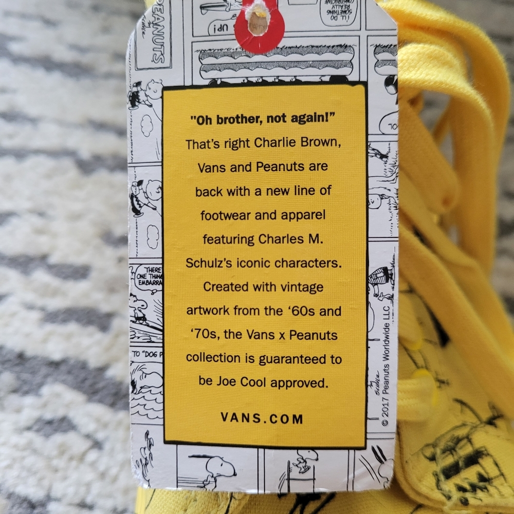 Vans Peanuts x Sk8-Hi 'Charlie Brown Maize… - Picture 10 of 12